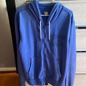 Large TOMS Royal blue full zip HOODIE